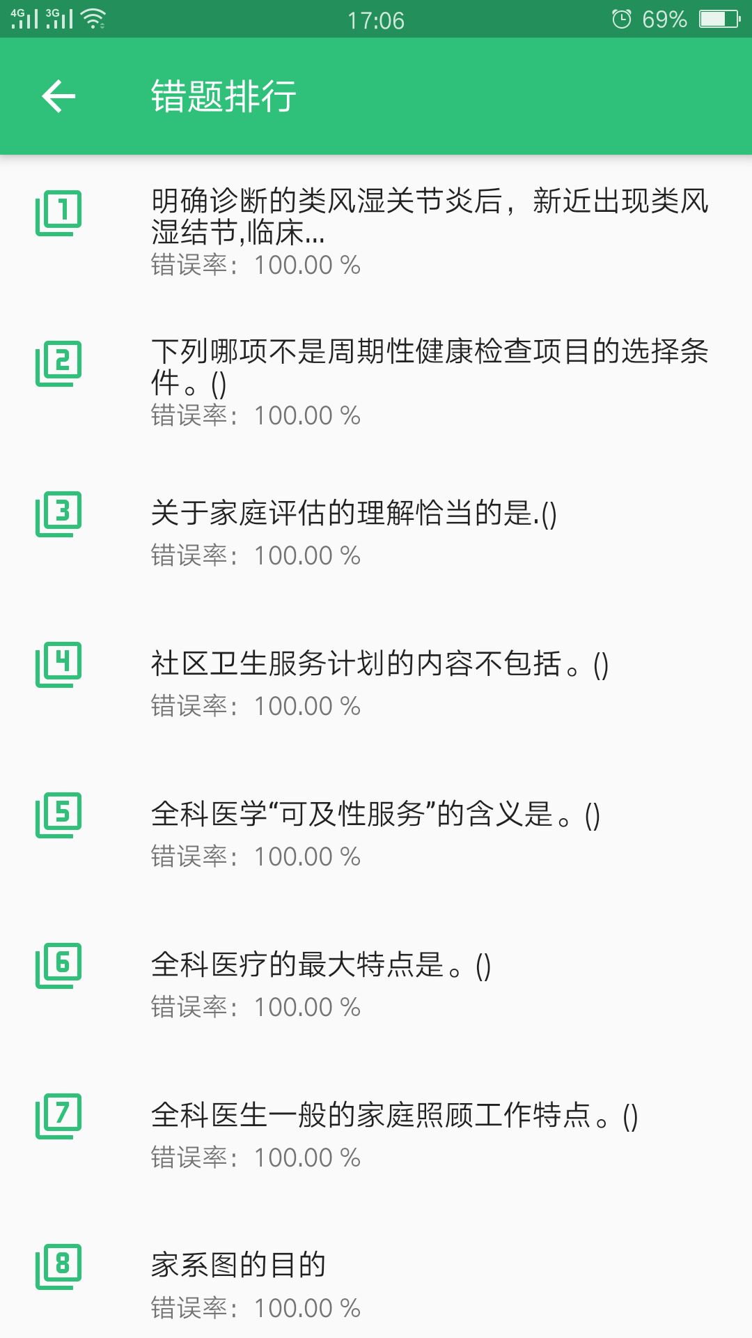 全科医学中级题库app