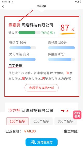 公司起名同名查询