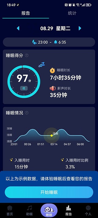 熊猫睡眠