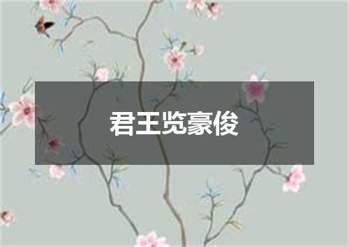 君王览豪俊