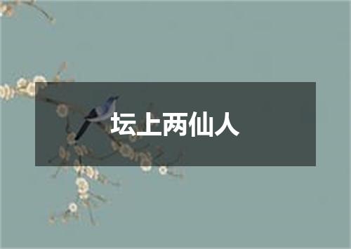 坛上两仙人