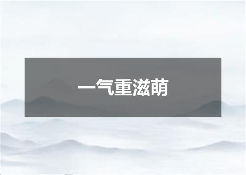 一气重滋萌
