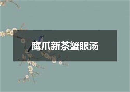 鹰爪新茶蟹眼汤