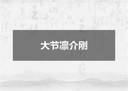 大节凛介刚