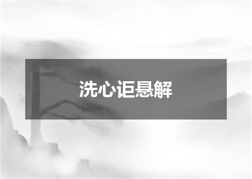 洗心讵悬解