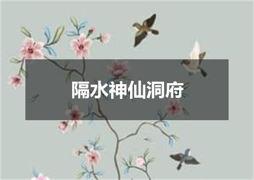 隔水神仙洞府