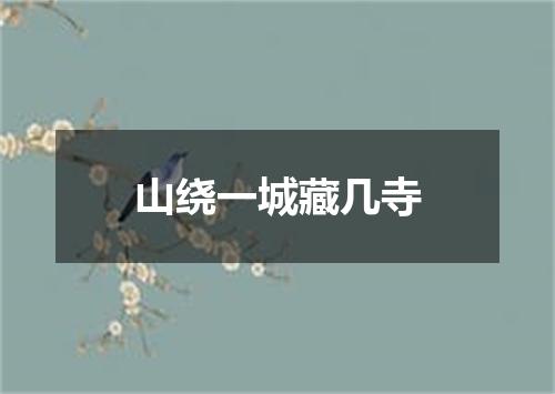 山绕一城藏几寺