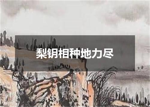 梨钥相种地力尽