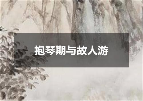 抱琴期与故人游