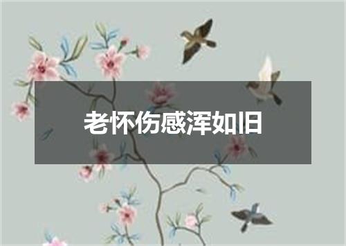 老怀伤感浑如旧