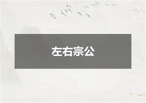 左右宗公