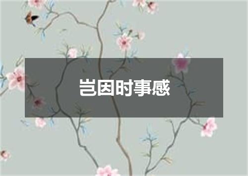 岂因时事感