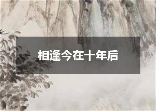 相逢今在十年后