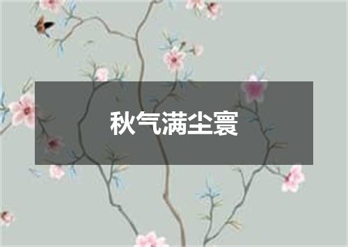 秋气满尘寰