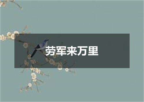 劳军来万里