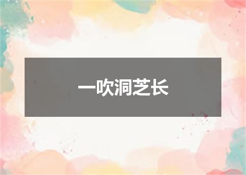 一吹洞芝长