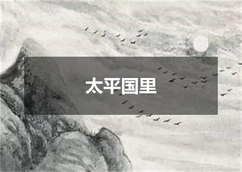 太平国里