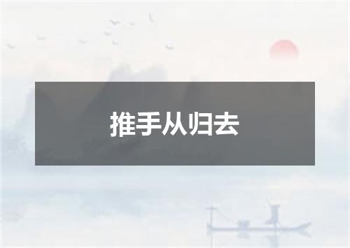 推手从归去