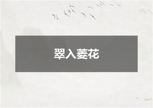 翠入菱花
