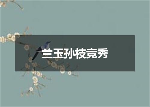 兰玉孙枝竞秀