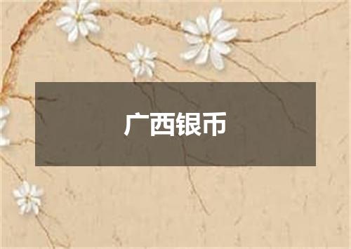 广西银币