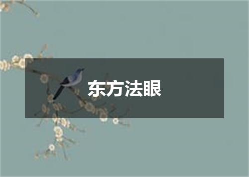 东方法眼