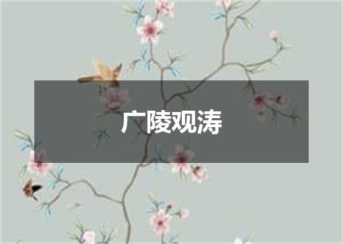 广陵观涛