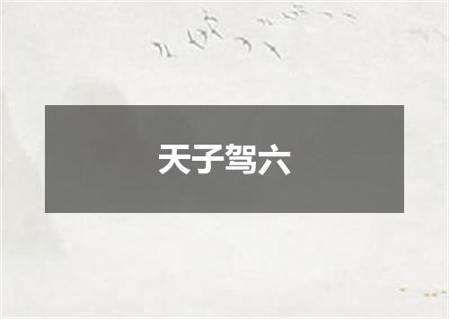 天子驾六