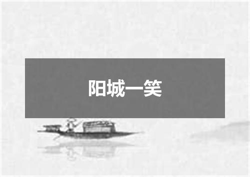阳城一笑
