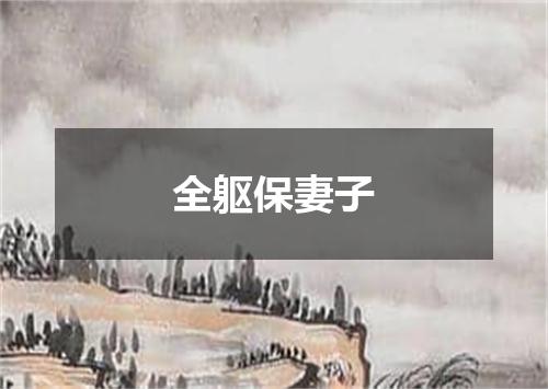 全躯保妻子