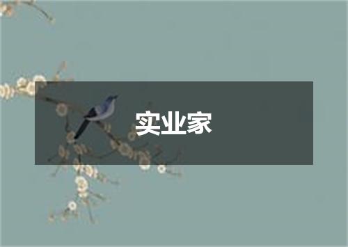 实业家