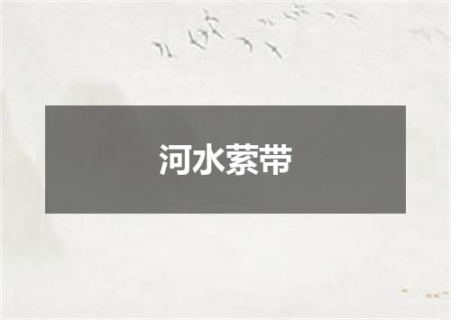 河水萦带