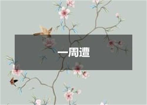 一周遭