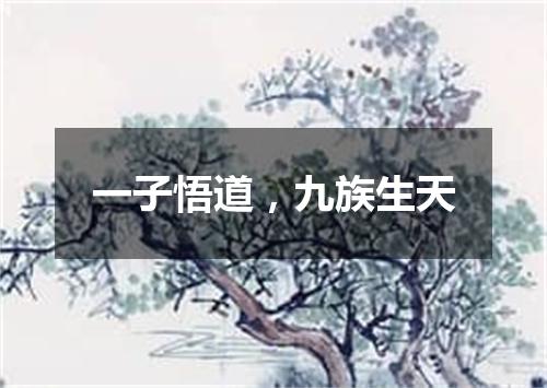 一子悟道，九族生天