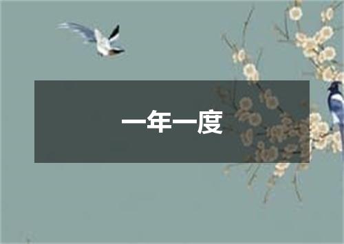 一年一度