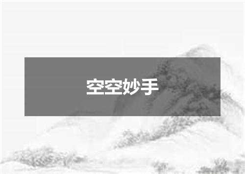 空空妙手