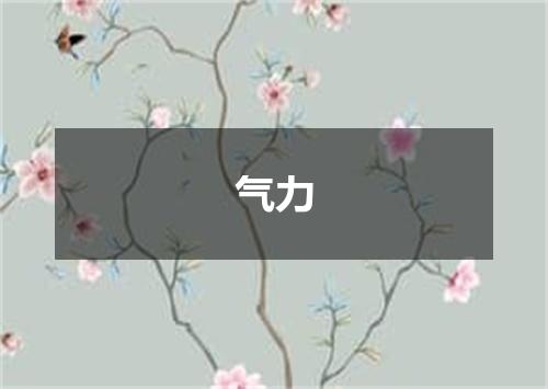 气力