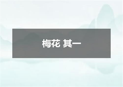 梅花 其一