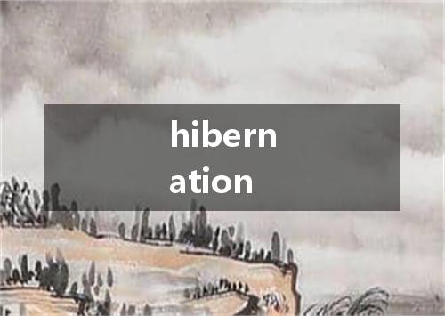 hibernation是什么意思