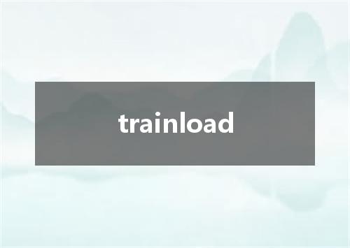 trainload是什么意思