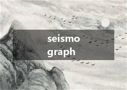 seismograph是什么意思