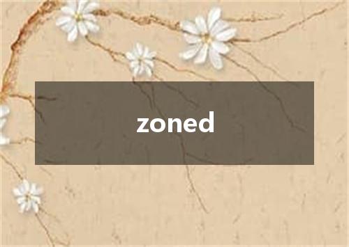 zoned是什么意思