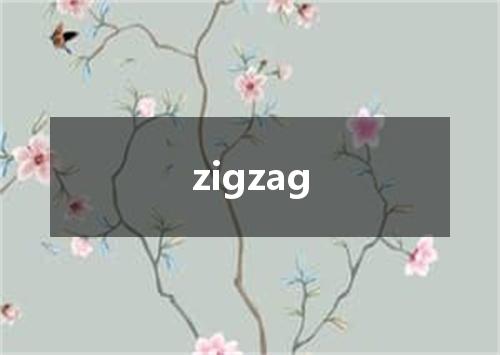 zigzag是什么意思