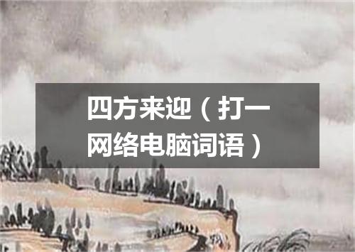 四方来迎（打一网络电脑词语）
